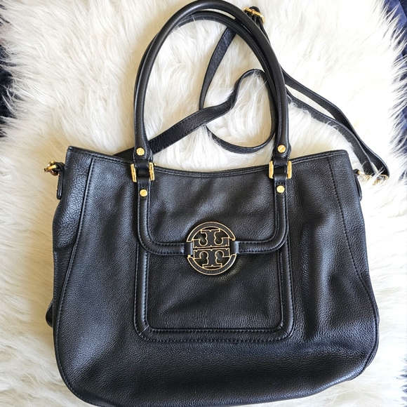 Tory Burch black leather purse - Picture 1 of 12